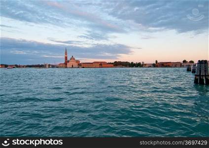 Venice Italy Saint George island one of the icon of the town