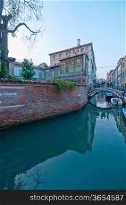 Venice Italy unusual pittoresque view of the most touristic place in the world still can find some secret hidden spot