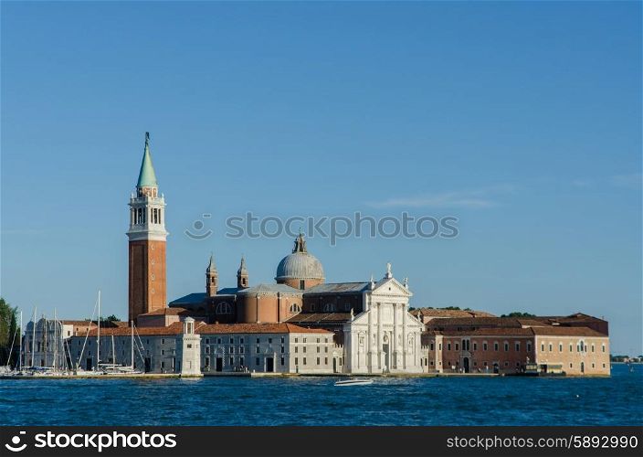 Venice view on a bright summer day