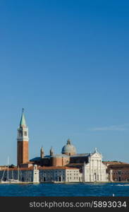 Venice view on a bright summer day