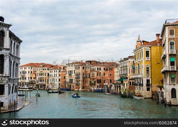 Venice view on a bright summer day