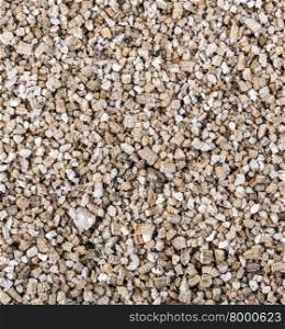 Vermiculite used in potting plants background