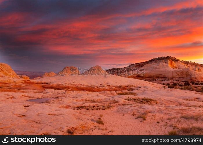 Vermilion Cliffs National Monument Landscapes at sunrise