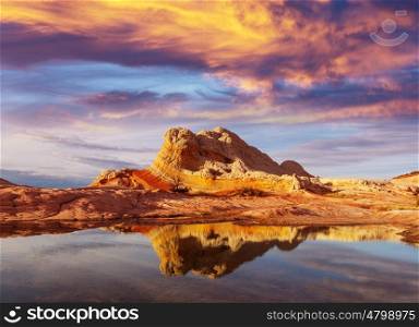 Vermilion Cliffs National Monument Landscapes at sunrise