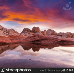 Vermilion Cliffs National Monument Landscapes at sunrise