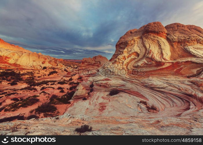 Vermilion Cliffs National Monument Landscapes at sunrise