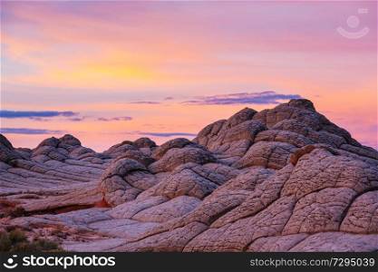 Vermilion Cliffs National Monument. Landscapes at sunrise. Unusual mountains landscape. Beautiful natural background.