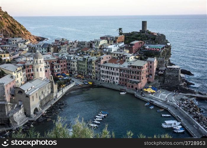Vernazza typical houses ,Cinque Terre,Italy