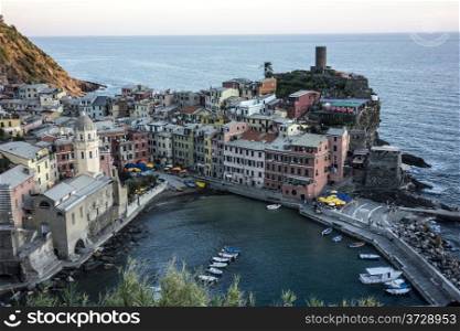 Vernazza typical houses ,Cinque Terre,Italy