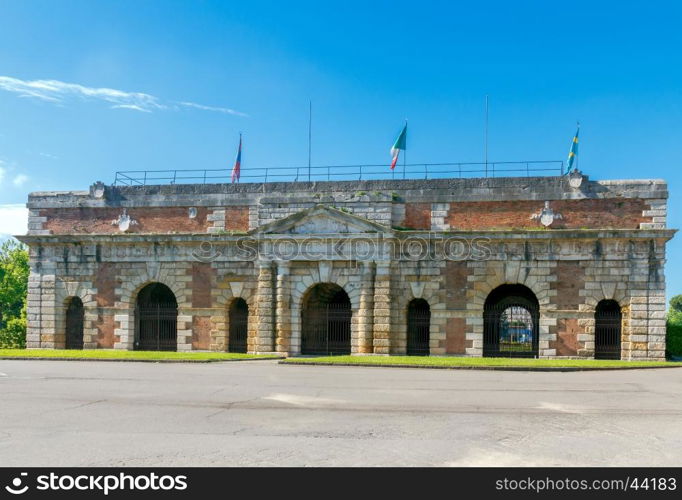 Verona. New Gate.. New Gate of the fortress city. Verona. Italy