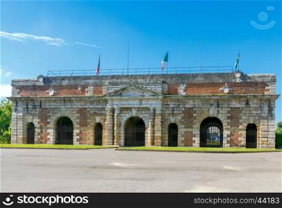 Verona. New Gate.. New Gate of the fortress city. Verona. Italy