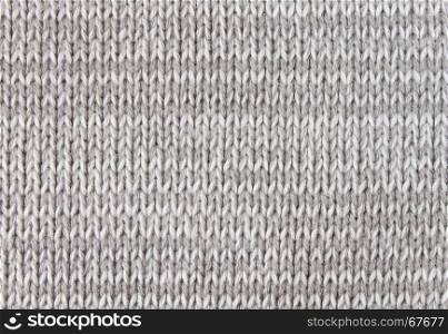 Vertical black and white knitting fabric texture background or knitted pattern background for design. Knitting or knitted background.
