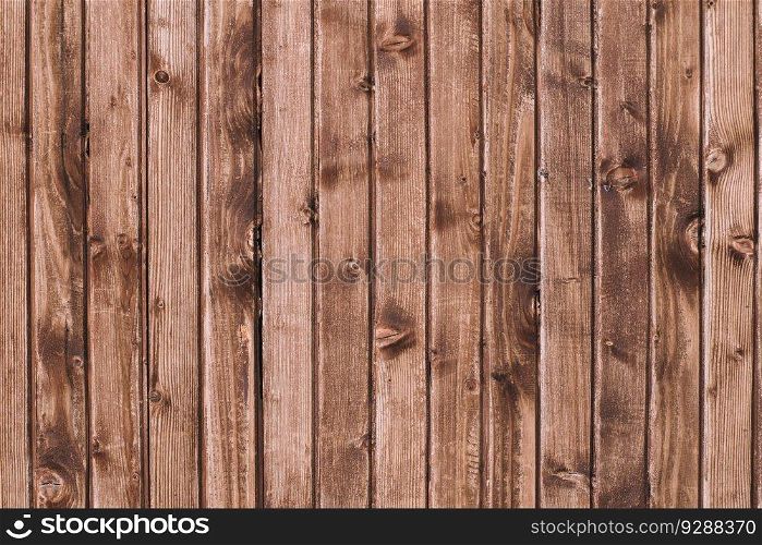 Vertical brown planks