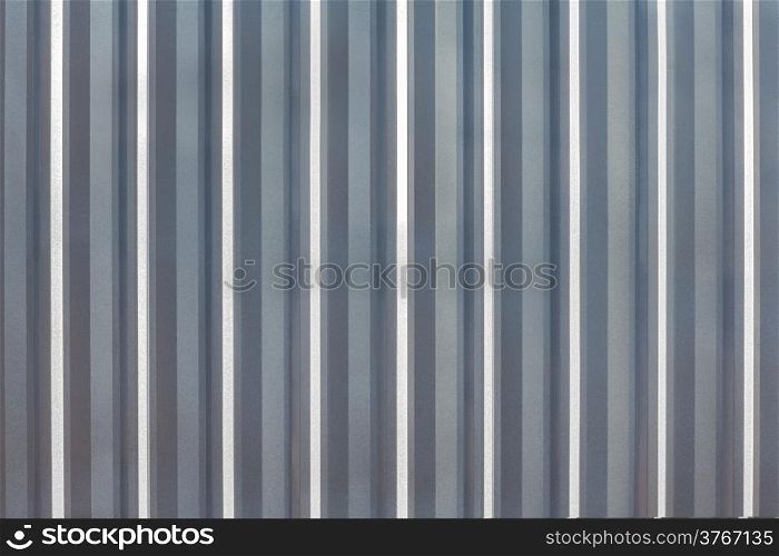 Vertical corrugated galvanized iron plate