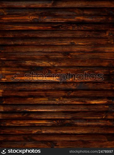Vertical dark wooden planks texture background