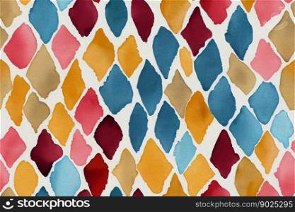 Vertical design of Geometric textile seamless pattern