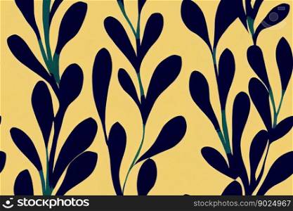 Vertical design of Geometric textile seamless pattern with blue yellow colors