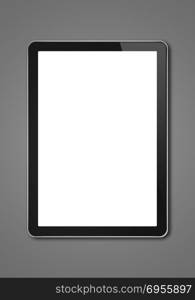 Vertical Digital tablet pc, smartphone mockup template. Isolated on dark grey. Digital tablet pc, smartphone template isolated on dark grey