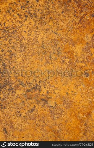 vertical image of orange rusty steel background