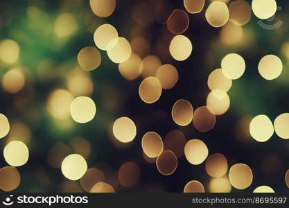 Vertical shot of a Christmas lights 3d illustrated