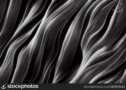Vertical shot of beautiful and creative dark black abstract background 3d illustrated