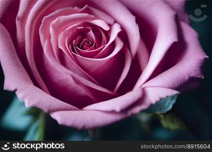 Vertical shot of beautiful bloomed rose at nature