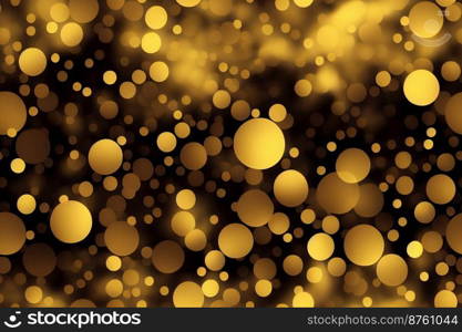 Vertical shot of black and gold colored abstract background 3d illustrated