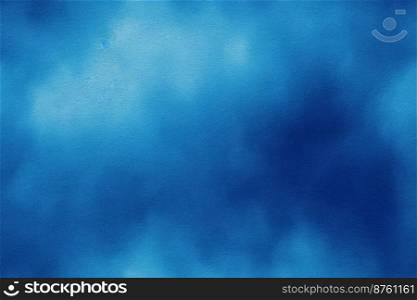 Vertical shot of blue gradient watercolor abstract background 3d illustrated