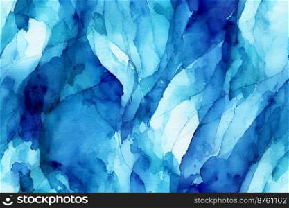 Vertical shot of blue watercolor abstract background 3d illustrated