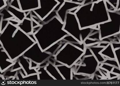 Vertical shot of chalkboard and blackboard writings abstract design background 3d illustrated