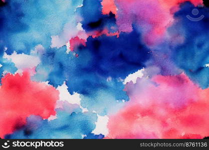 Vertical shot of colorful watercolor abstract background 3d illustrated