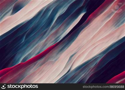 Vertical shot of Colorful wavy sheets seamless textile pattern 3d illustrated