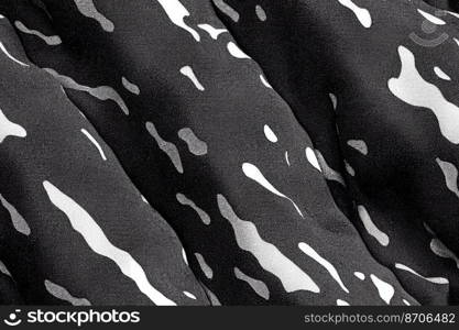 Vertical shot of Dark camouflage seamless textile pattern 3d illustrated