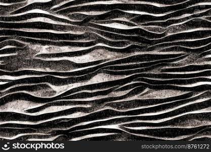 Vertical shot of dark concrete abstract design 3d illustrated