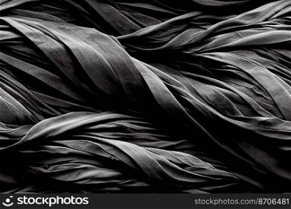 vertical shot of Dark silk sheets, seamless textile pattern 3d illustrated