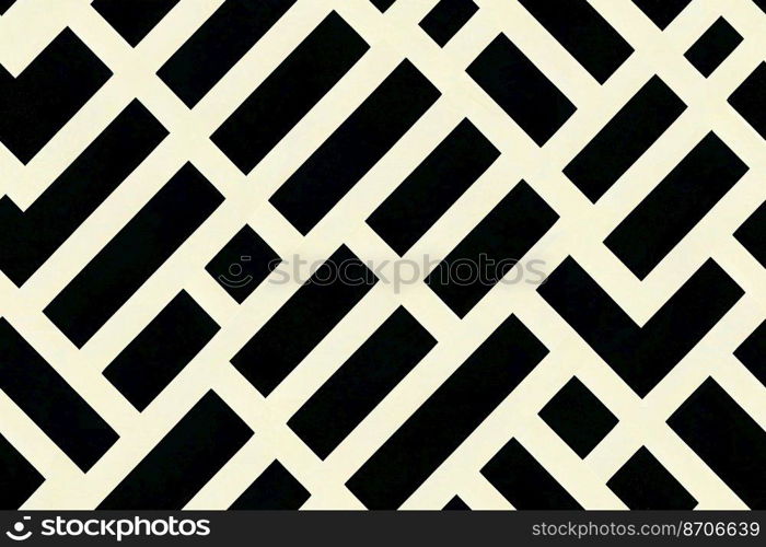 Vertical shot of Geometric seamless textile pattern 3d illustrated