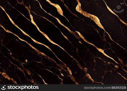Vertical shot of Golden marble design seamless textile pattern 3d illustrated