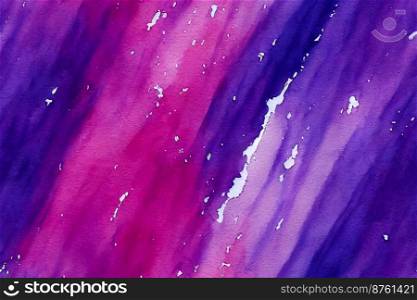 Vertical shot of gradient purple watercolor abstract design 3d illustrated