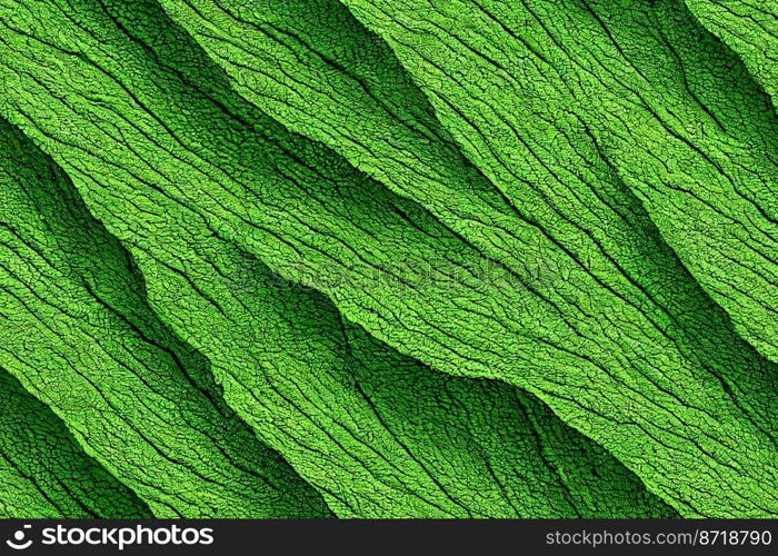 Vertical shot of Green close up fabric seamless textile pattern 3d illustrated