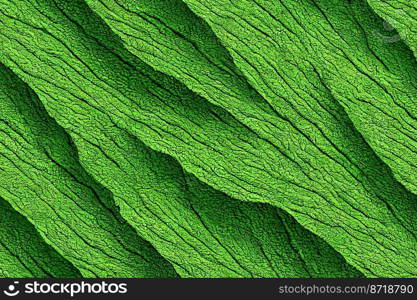 Vertical shot of Green close up fabric seamless textile pattern 3d illustrated