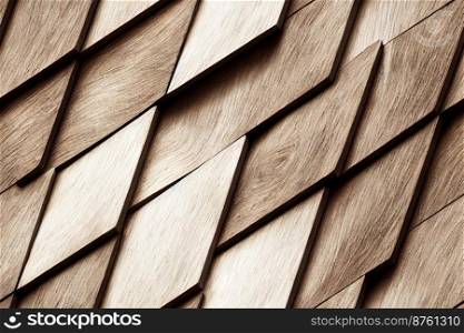 Vertical shot of light grey wooden abstract design 3d illustrated