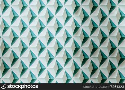 Vertical shot of modern geometrical background 3d illustrated