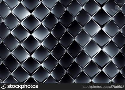 Vertical shot of Mystical metallic surface seamless textile pattern 3d illustrated