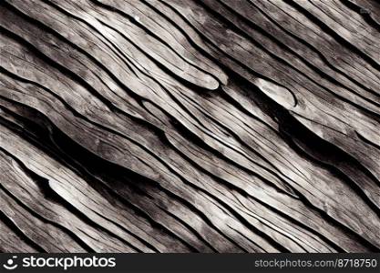 Vertical shot of old black and white wooden floor design close up seamless textile pattern 3d illustrated