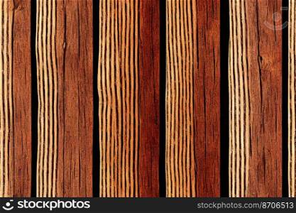 Vertical shot of old wooden planks seamless textile pattern 3d illustrated