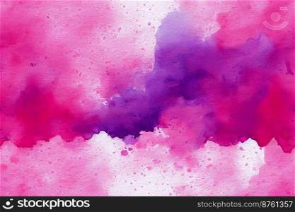 Vertical shot of pink clouds watercolor background 3d illustrated