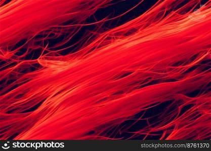 Vertical shot of red smoke abstract design 3d illustrated