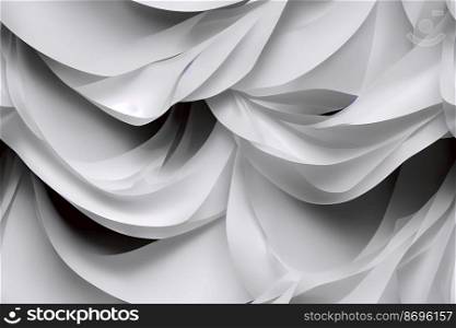 Vertical shot of Silk sheets seamless textile pattern 3d illustrated