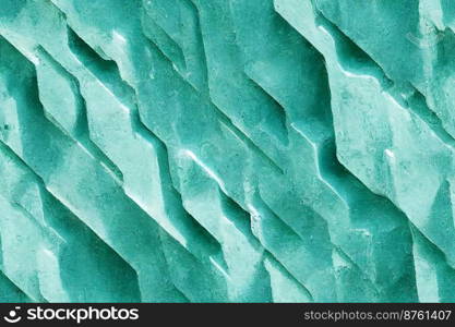 Vertical shot of turquoise abstract design 3d illustrated