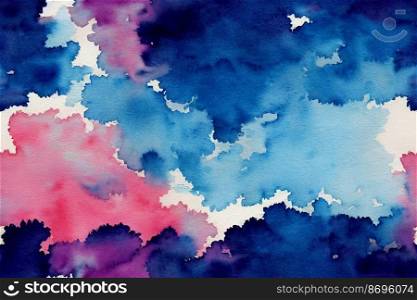Vertical shot of Watercolor paint brushes seamless textile pattern 3d illustrated